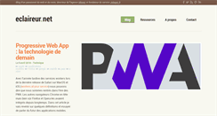 Desktop Screenshot of eclaireur.net