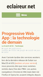 Mobile Screenshot of eclaireur.net