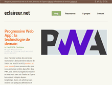 Tablet Screenshot of eclaireur.net